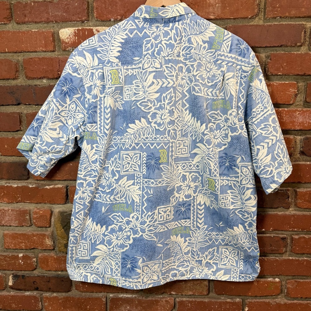 Reyn Spooner UCLA Bruins‎ collegiate Hawaiian Shirt Mens Large Cotton Blue - Picture 3 of 10
